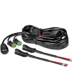 16AWG DT Connector Wire Harness Kit 2 Leads W/ 12V On Off Switch