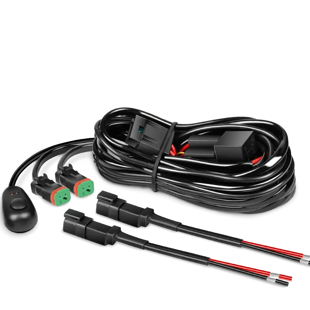 16AWG DT Connector Wire Harness Kit 2 Leads W/ 12V On Off Switch
