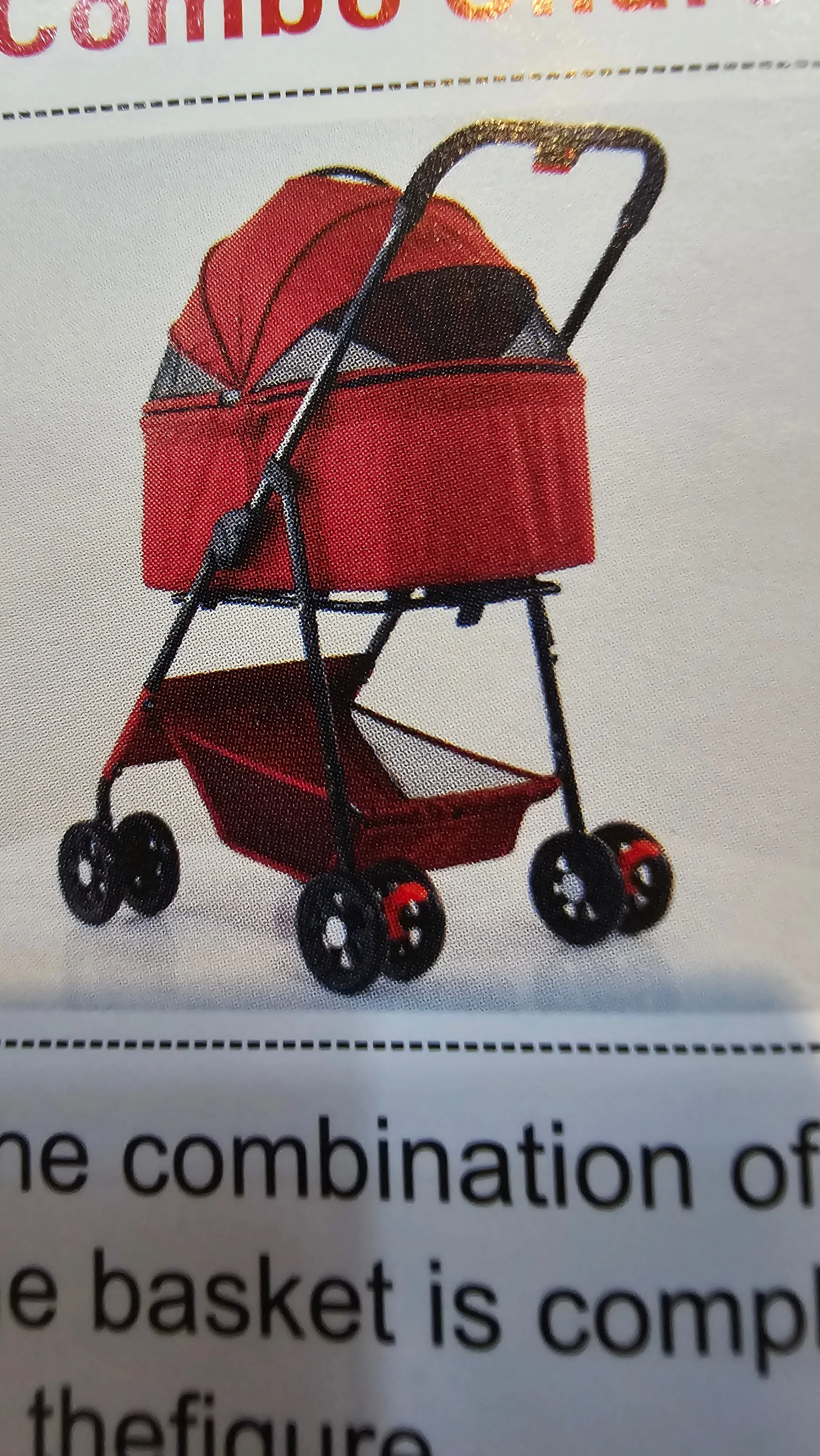 Betty's Pawdrobe Pet Stroller 4-Wheeler