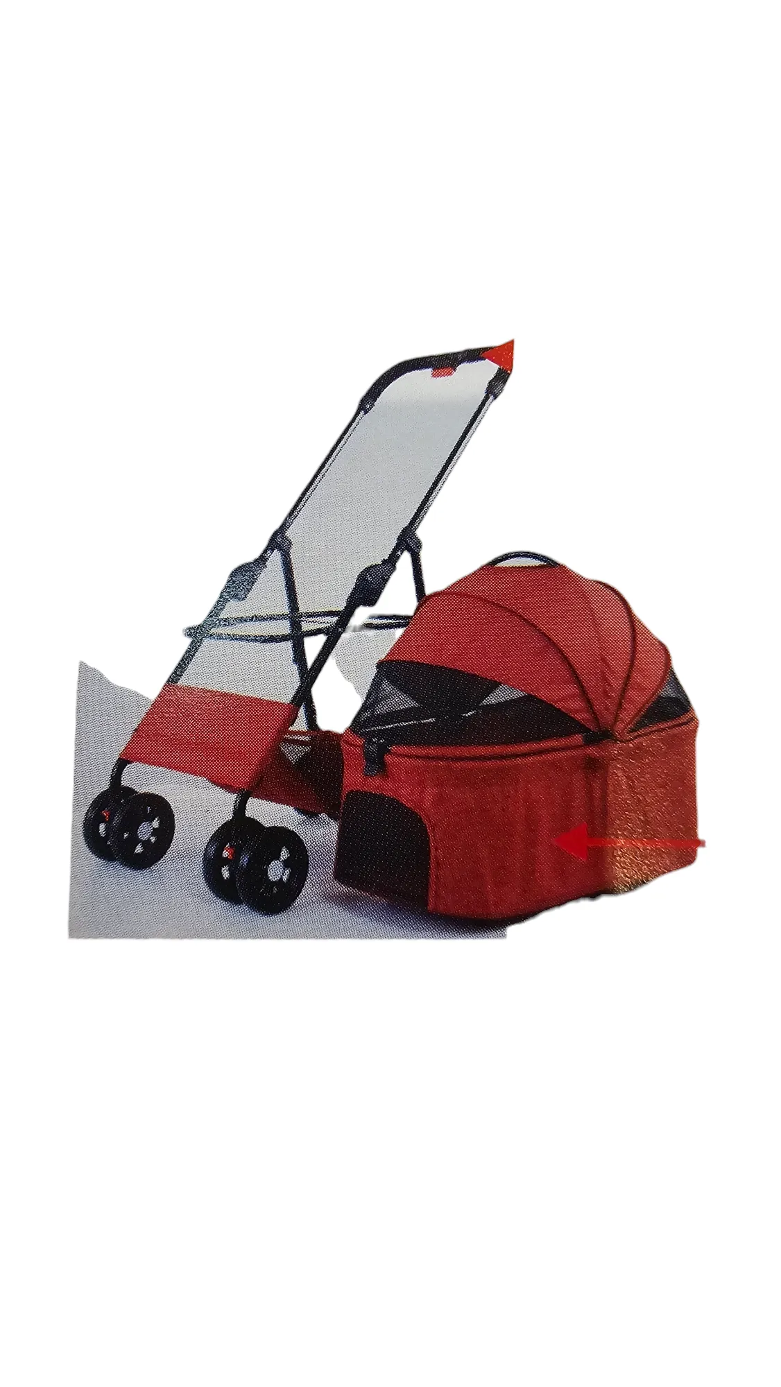 Betty's Pawdrobe Pet Stroller 4-Wheeler