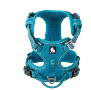 Breathable No Pull Dog Harness - Blue XS, Reflective