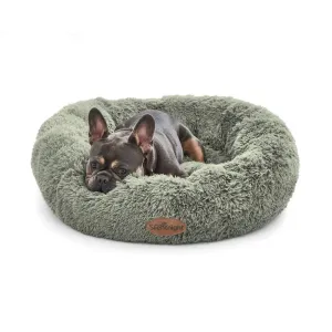 Calming Plush Donut Pet Bed