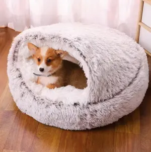 Cozy Cave Pet Bed -Multiple Colors