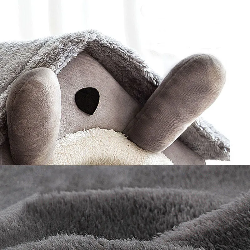 Foldable Small Pet Bed with Removable Cushion, Cat Cave