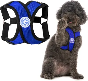 Gooby Comfort X Step in Harness Blue Medium
