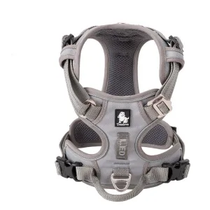 No Pull Dog Harness, Grey L, Breathable Air Mesh