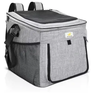 Pet-Journey Expandable Breathable Mesh Pet Backpack Carrier