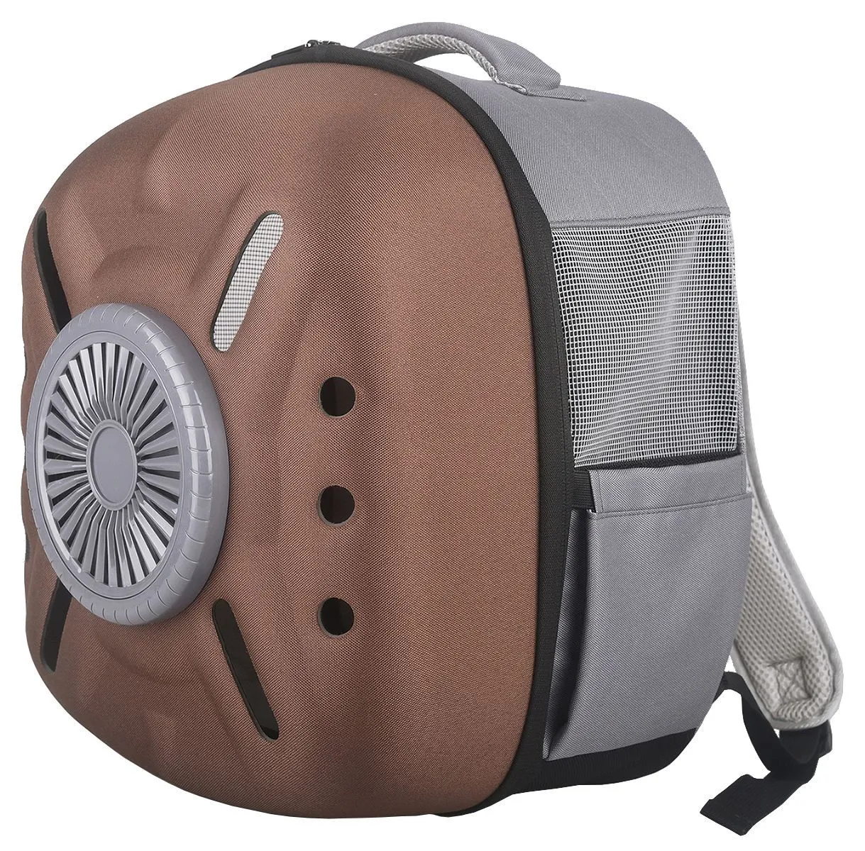 Pet Life ® 'Armor-Vent' External USB Powered Backpack with Built-in Cooling Fan
